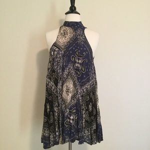 NWOT Free People Printed Tunic XS
